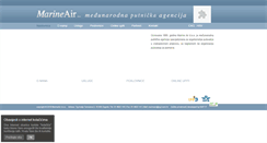 Desktop Screenshot of marineair.hr