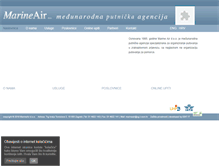 Tablet Screenshot of marineair.hr